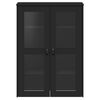 vidaXL Top for Highboard VIKEN Black Engineered Wood