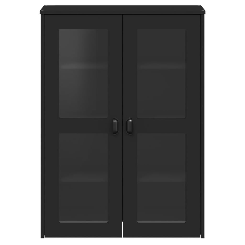 vidaXL Top for Highboard VIKEN Black Engineered Wood
