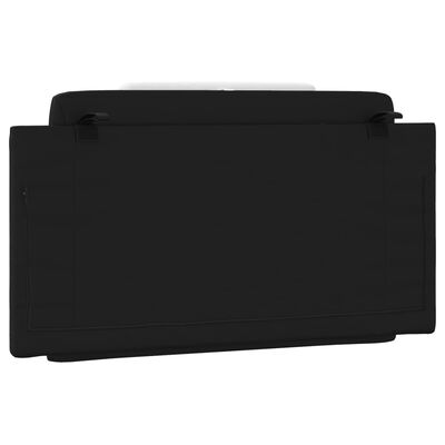 vidaXL Headboard Cushion Black and White 100 cm Faux Leather