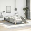 vidaXL Bed Frame without Mattress Light Grey 100x203 cm Twin XL Fabric