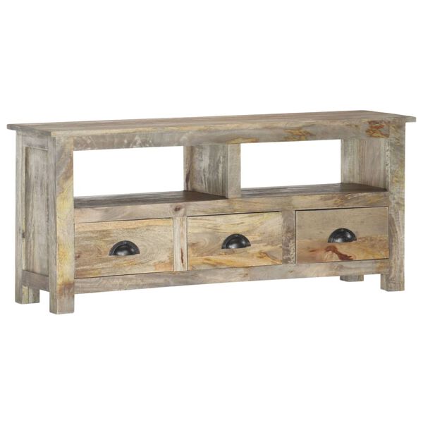 vidaXL TV Cabinet 110x30x50 cm Solid Mango Wood