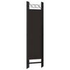 vidaXL 4-Panel Room Divider Brown 160x180 cm
