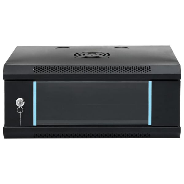 vidaXL 4U Wall Mounted Network Cabinet 19" IP20 53x40x21 cm