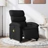 vidaXL Electric Massage Recliner Chair Black Fabric
