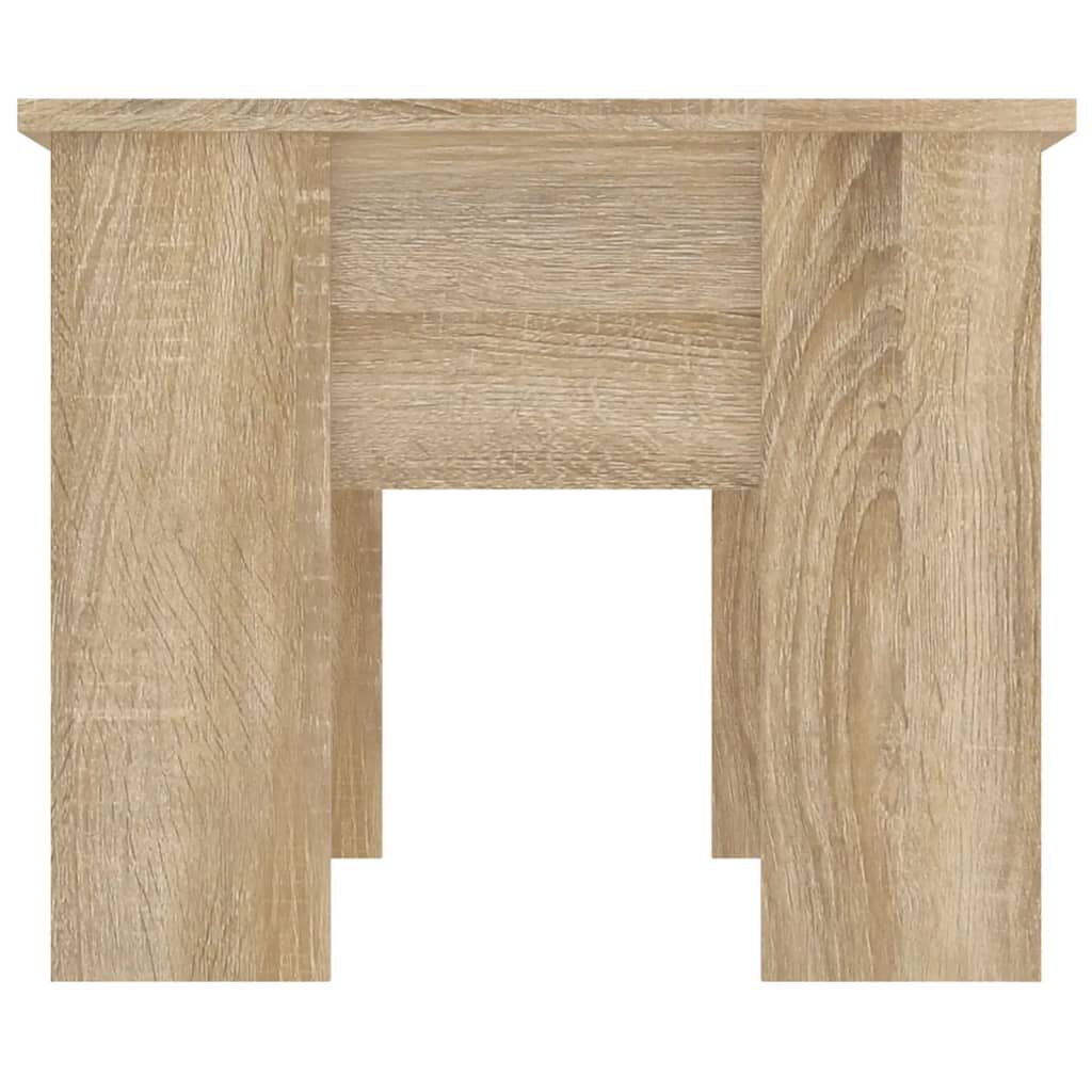 vidaXL Coffee Table Sonoma Oak 79x49x41 cm Engineered Wood