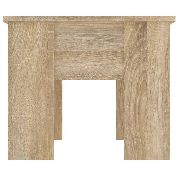 vidaXL Coffee Table Sonoma Oak 79x49x41 cm Engineered Wood