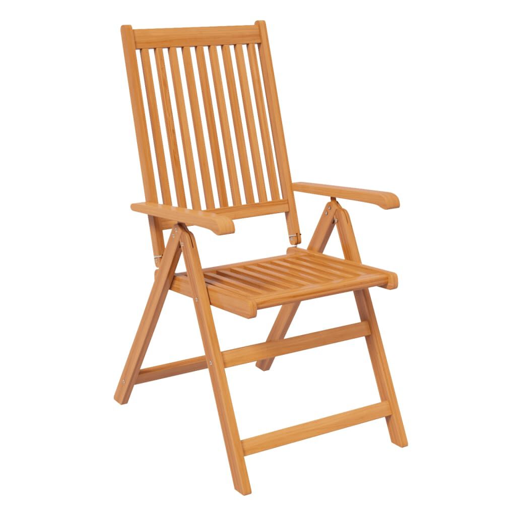 vidaXL 5 Piece Garden Dining Set Solid Acacia Wood