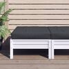 vidaXL Pallet Cushion Black 60x60x6 cm Oxford Fabric