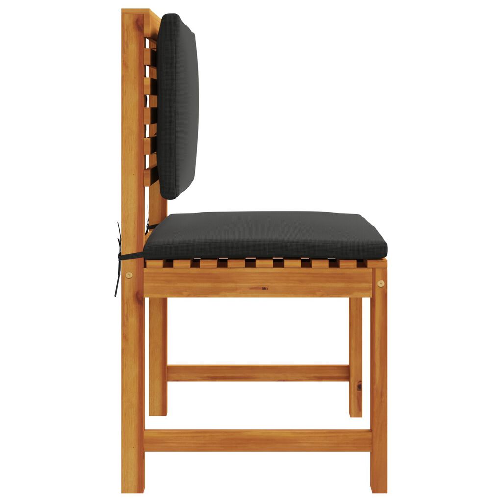 vidaXL Garden Chair 2 pcs Brown 50 x 50 x 91cm Solid Acacia wood