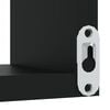 vidaXL Wall Corner Shelf Black 40x40x50 cm Engineered Wood