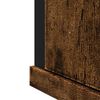 vidaXL Bathroom Mirror Cabinet Smoked Oak 42x12x60 cm Engineered Wood