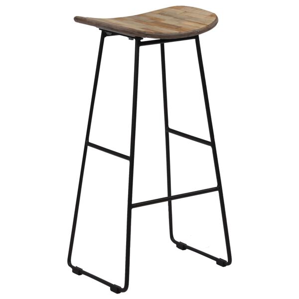 vidaXL Bar Chairs 2 pcs Reclaimed Teak