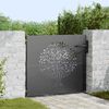 vidaXL Garden Gate 85x100 cm Corten Steel Tree Design
