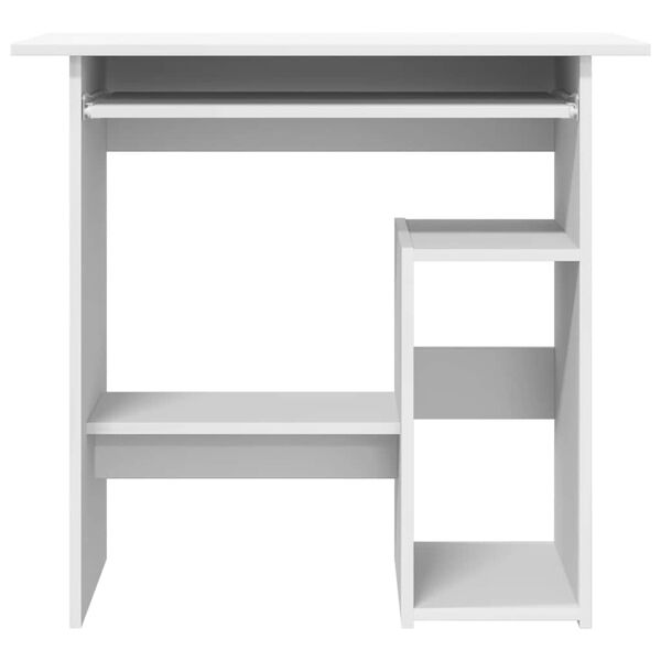 vidaXL Desk White 80x45x74 cm Engineered Wood