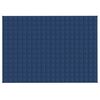 vidaXL Weighted Blanket Blue 135x200 cm Single 6 kg Fabric