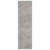 vidaXL Book Cabinet/Room Divider Concrete Grey 40x30x103 cm Engineered Wood