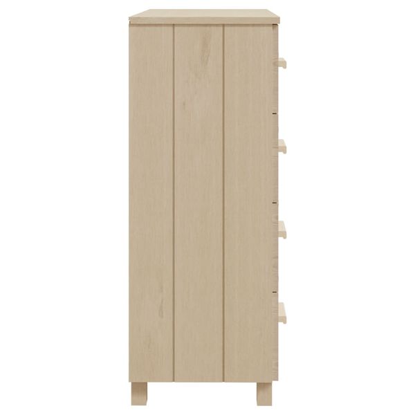 vidaXL Sideboard HAMAR Honey Brown 79x40x103.5 cm Solid Wood Pine