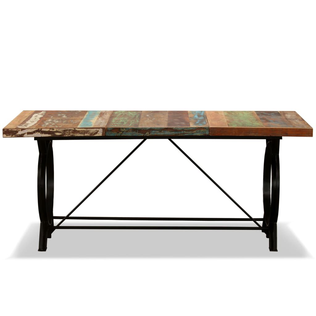 vidaXL Dining Table Solid Reclaimed Wood 180 cm