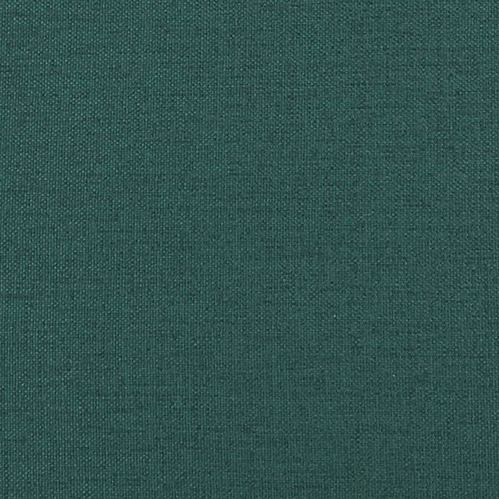 vidaXL Massage Recliner Chair Dark Green Fabric