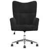vidaXL Relaxing Chair Black Velvet