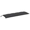 vidaXL Garden Bench Cushions 2 pcs Melange Anthracite 150x50x7 cm Fabric