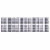 vidaXL Sun Lounger Cushion Grey Check Pattern 200x60x3cm Oxford Fabric