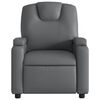 vidaXL Recliner Chair Grey Faux Leather
