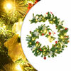 vidaXL Christmas Garland with LED Lights Green 2,7 m PVC