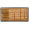 vidaXL Bar Table with Storage Rack Black 120x60x110 cm Poly Rattan