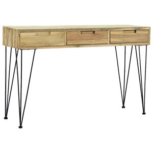 vidaXL Console Table 120x35x76 cm Solid Teak