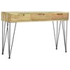vidaXL Console Table 120x35x76 cm Solid Teak