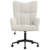 vidaXL Relaxing Chair Cream White Velvet
