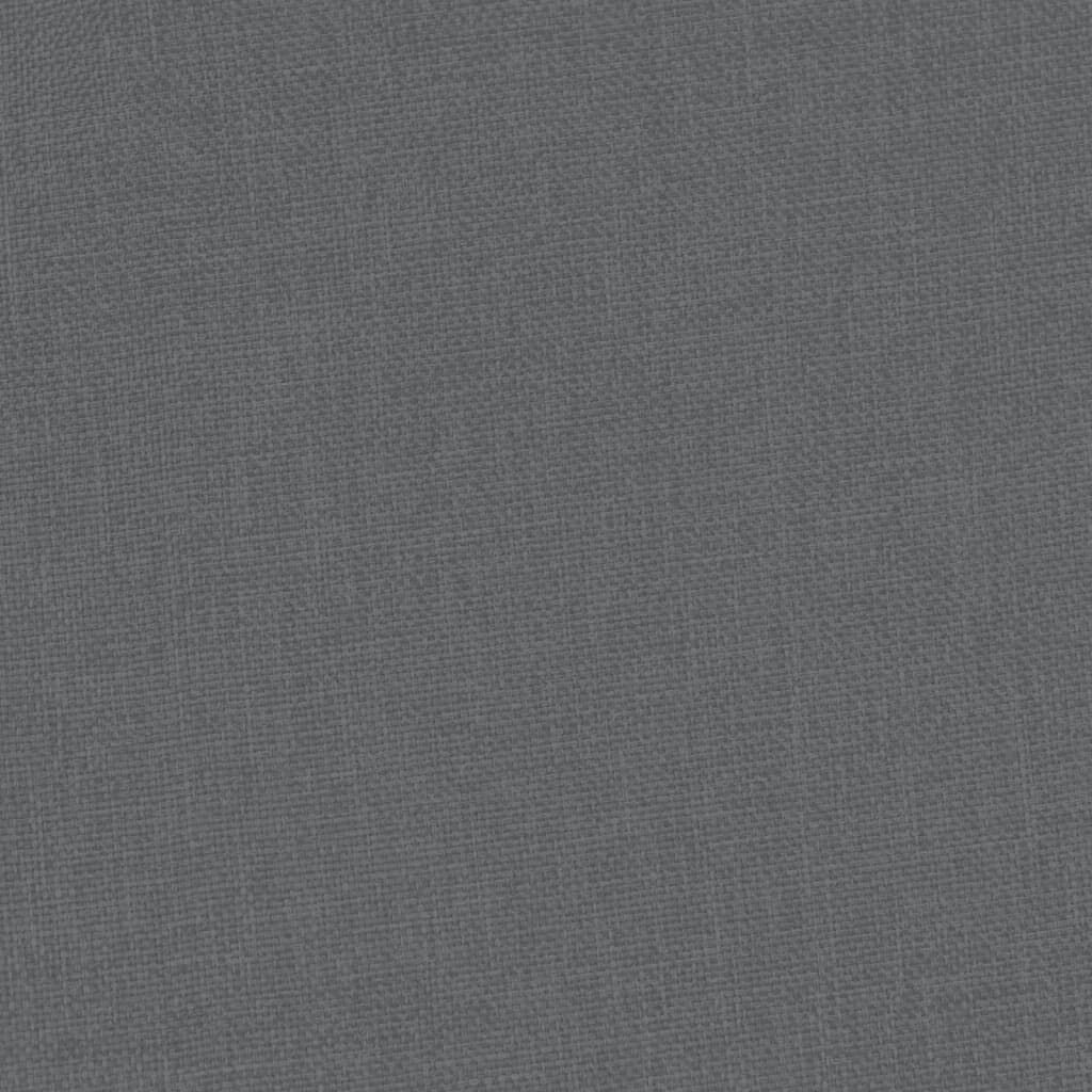 vidaXL Tub Chair Dark Grey Fabric