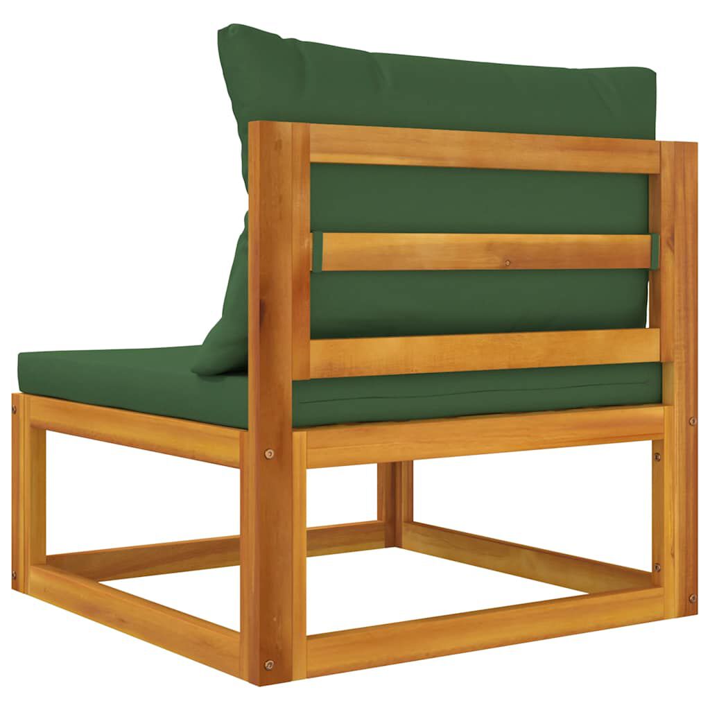 vidaXL 2 Piece Garden Sofa Set with Cushions Solid Wood Acacia
