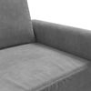 vidaXL 2-Seater Sofa Dark Grey 140 cm Velvet