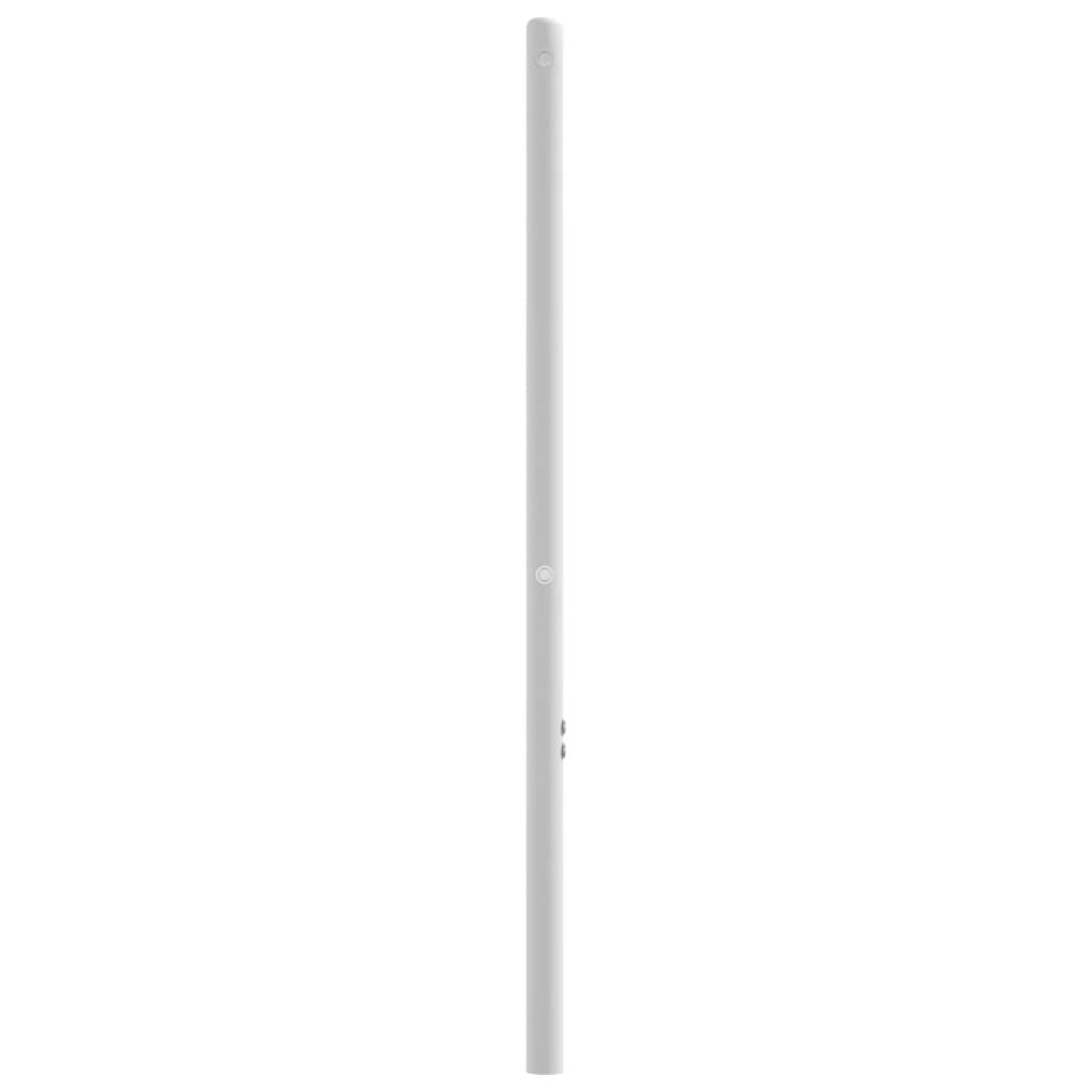 vidaXL Metal Headboard White 100 cm