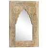 vidaXL Hand Painted Mirror 40x55 cm Solid Mango Wood