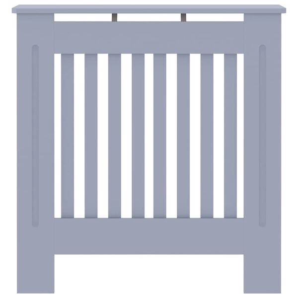 vidaXL MDF Radiator Cover Grey 78 cm