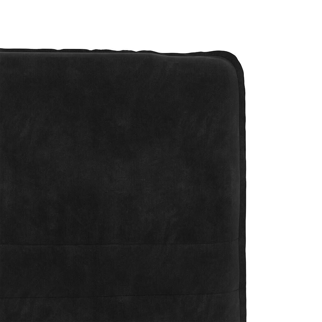 vidaXL Dining Chairs 2 pcs Black Velvet