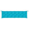 vidaXL Garden Bench Cushions 2pcs Turquoise 200x50x7cm Fabric