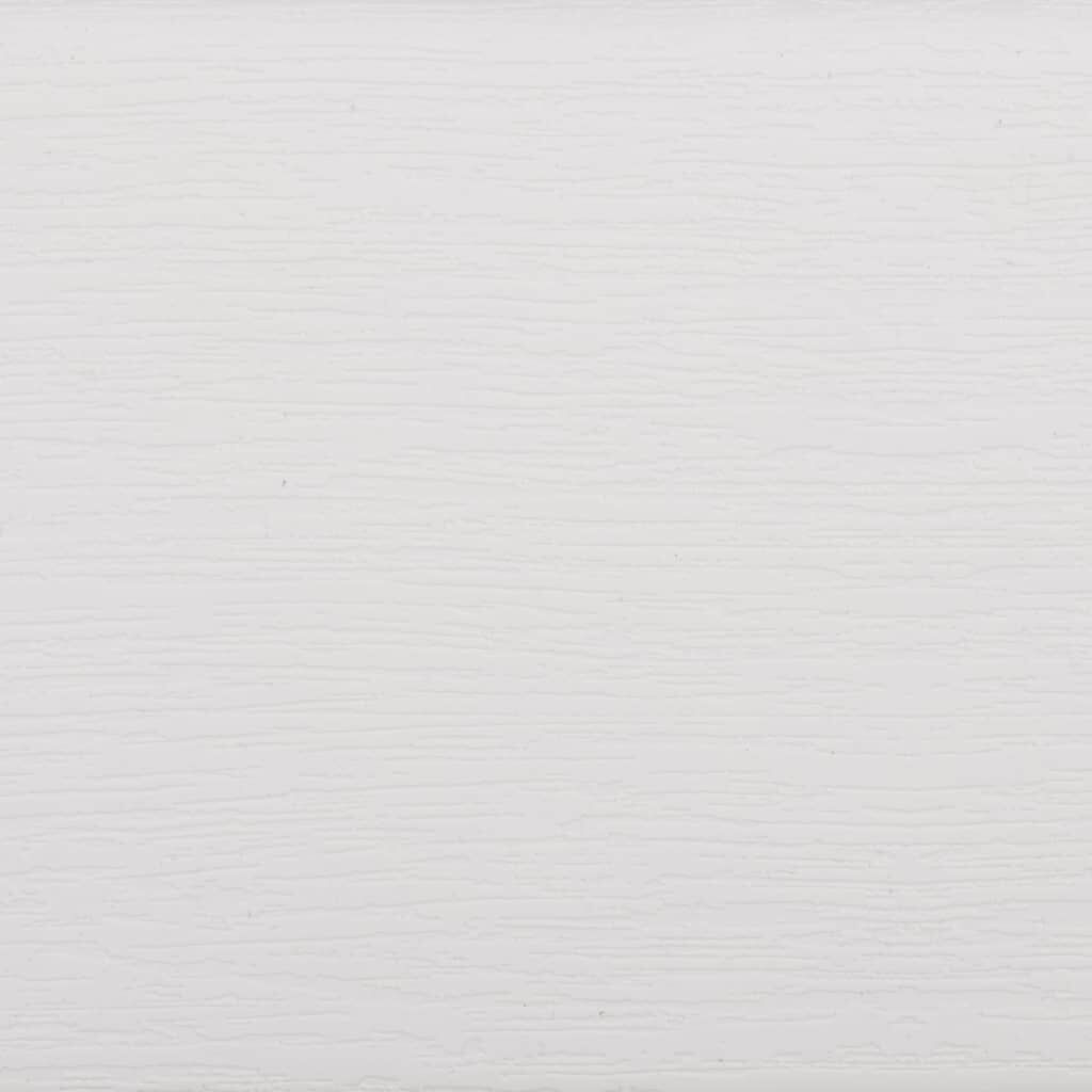vidaXL Garden Bench White 110x52x71 cm Polypropylene