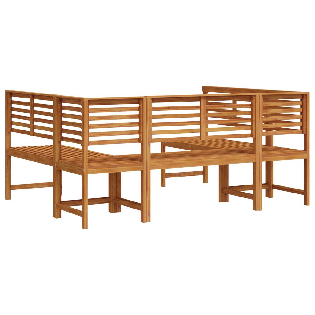 vidaXL 5-Piece Acacia Wood Garden Bench Set