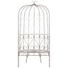vidaXL Garden Bench 95 cm Iron Antique Brown