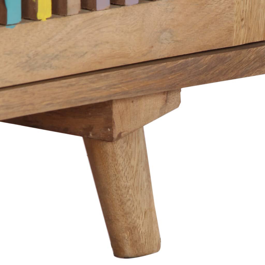 vidaXL Sideboard 150x30x75 cm Solid Mango Wood