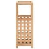 vidaXL Umbrella Stand Solid Walnut Wood 18x18x50 cm