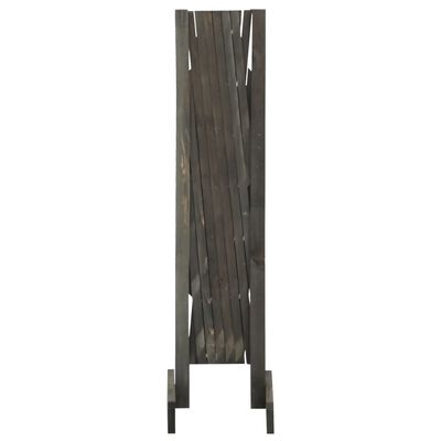 vidaXL Garden Trellis Fence Grey 120x90 cm Solid Firwood