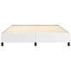 vidaXL Bed Frame without Mattress White 193x203 cm King Faux Leather