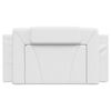 vidaXL Headboard Cushion "Viana" White 100 cm Faux Leather