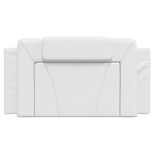 vidaXL Headboard Cushion "Viana" White 100 cm Faux Leather