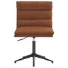 vidaXL Dining Chair Brown Faux Leather